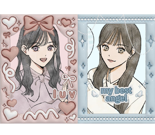 \ 推しをデコれる♡ / かわいいメタリック素材配布